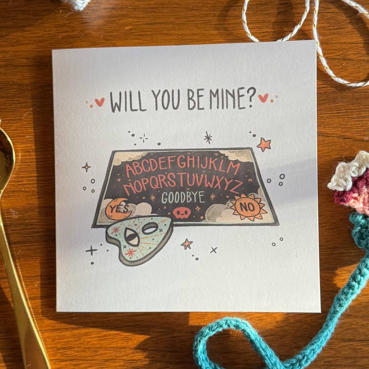 Comfhaus - Wholesale Everyday Greeting Card - Ouija Greeting Card | Love Card | Valentine's