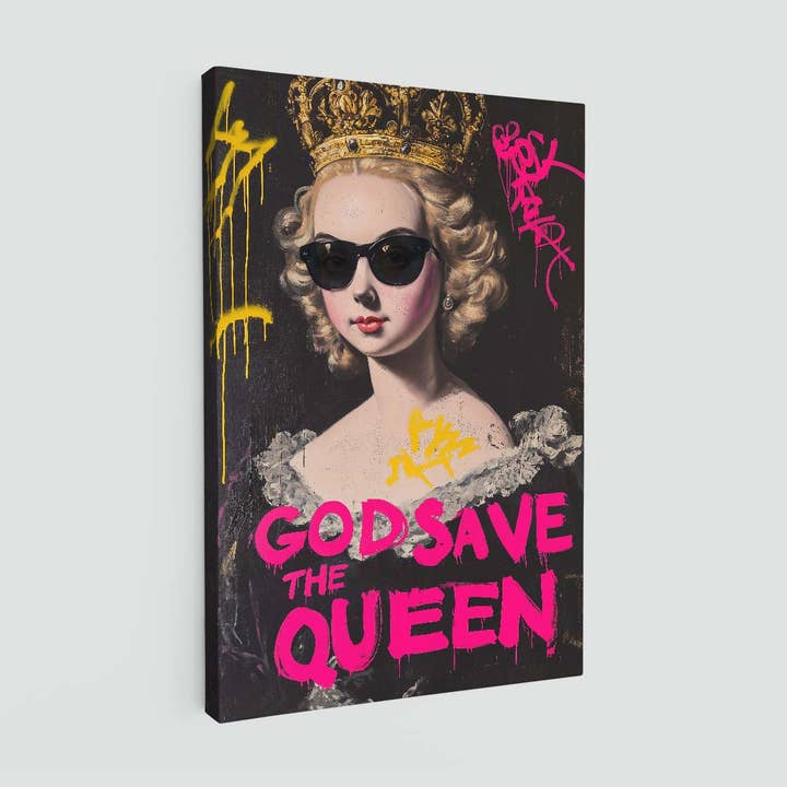 Dikhotomy - Wholesale Art Print - Lienzo impreso "God Save the Queen"