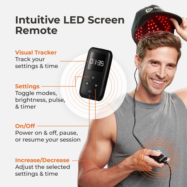 LifePro - Wholesale Body Massager - RejuvaGrow™ Red Light Hair Growth Device8