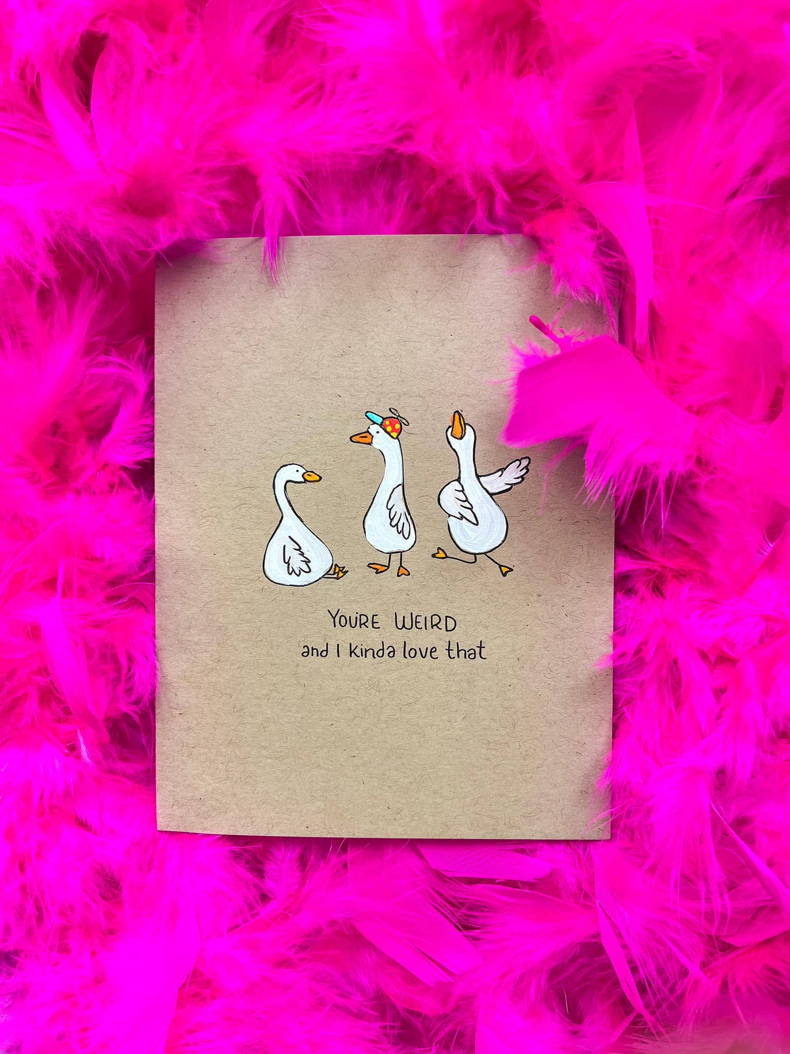 Snail Mail - Wholesale Love Card - You're Kinda Weird1