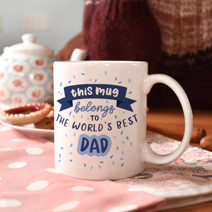 Manta Makes – wholesale Coffee mug – World's best dad mug
