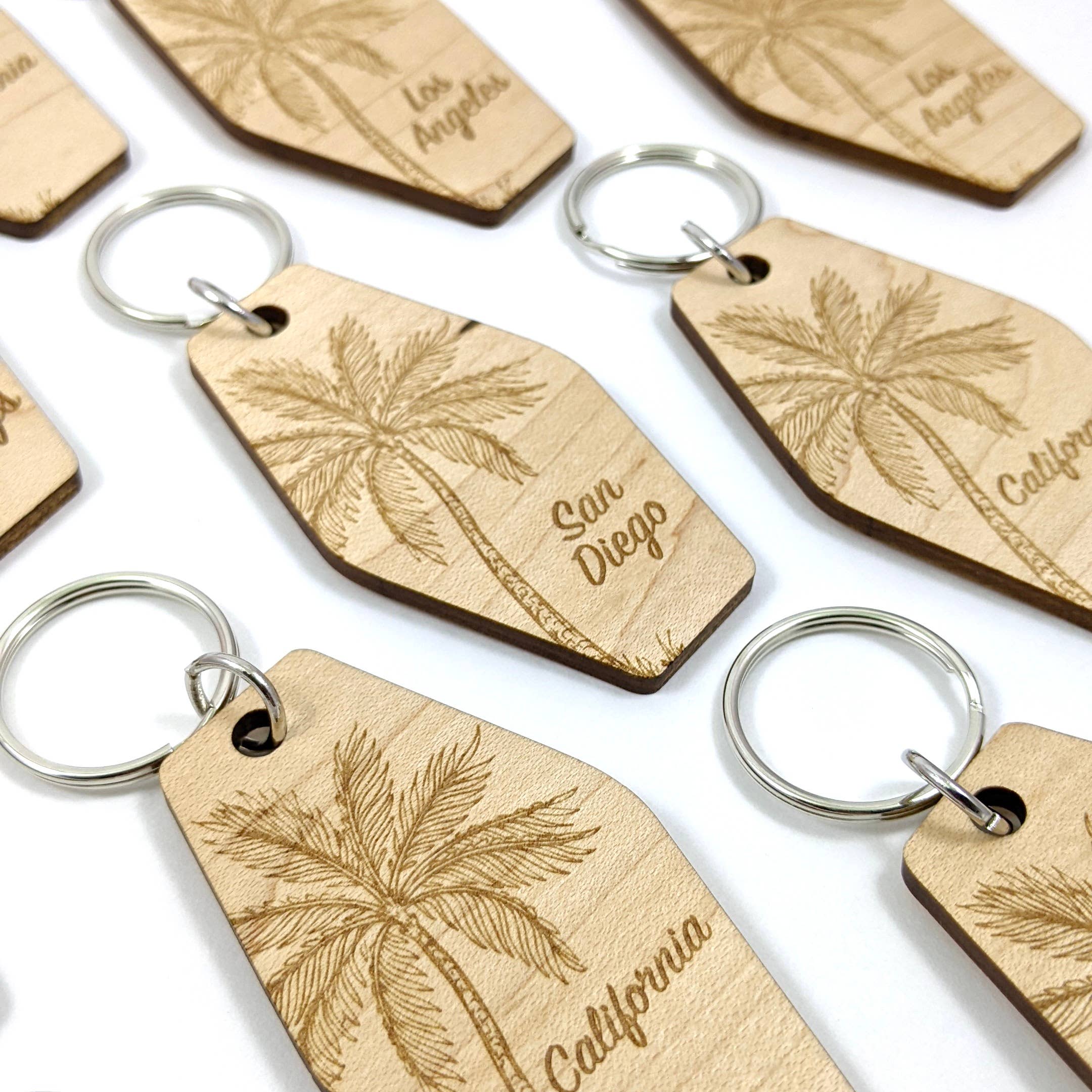 Crafted - Wholesale Keychain - Unisex - Custom Palm Tree Keychains6