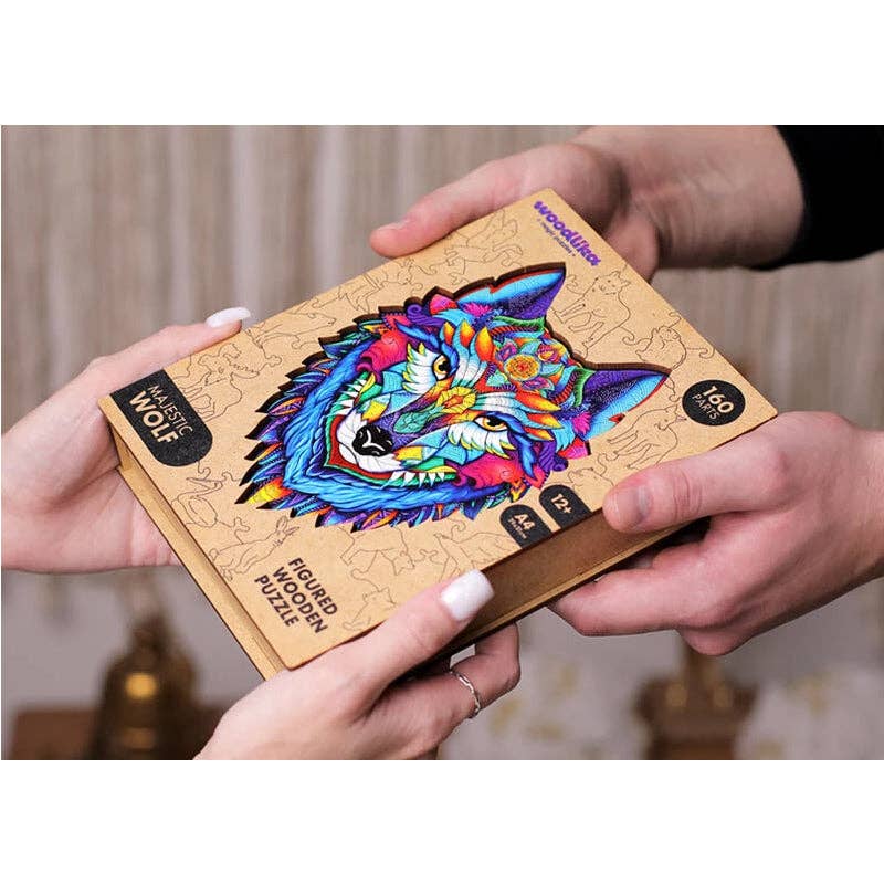 Woodlika - Wholesale Puzzle - Kids - Majestic Wolf Jigsaw Puzzle | Magic Animals6