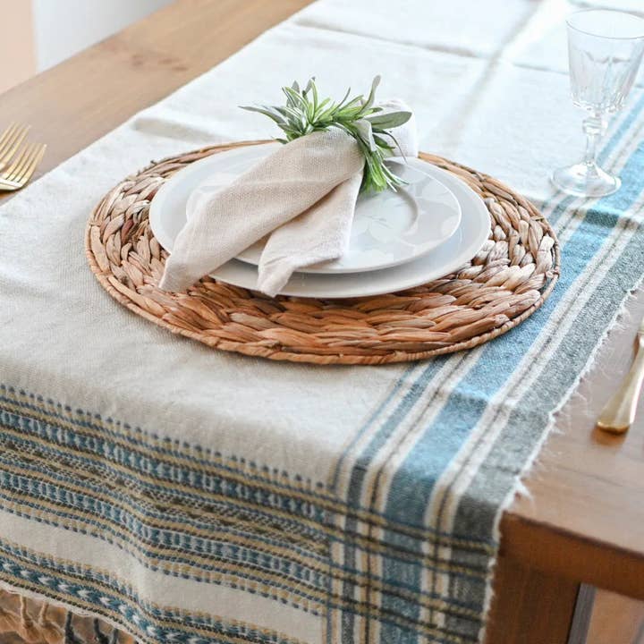 Bhujodi Table Runner - Multicolor for wholesale by Thread To Form