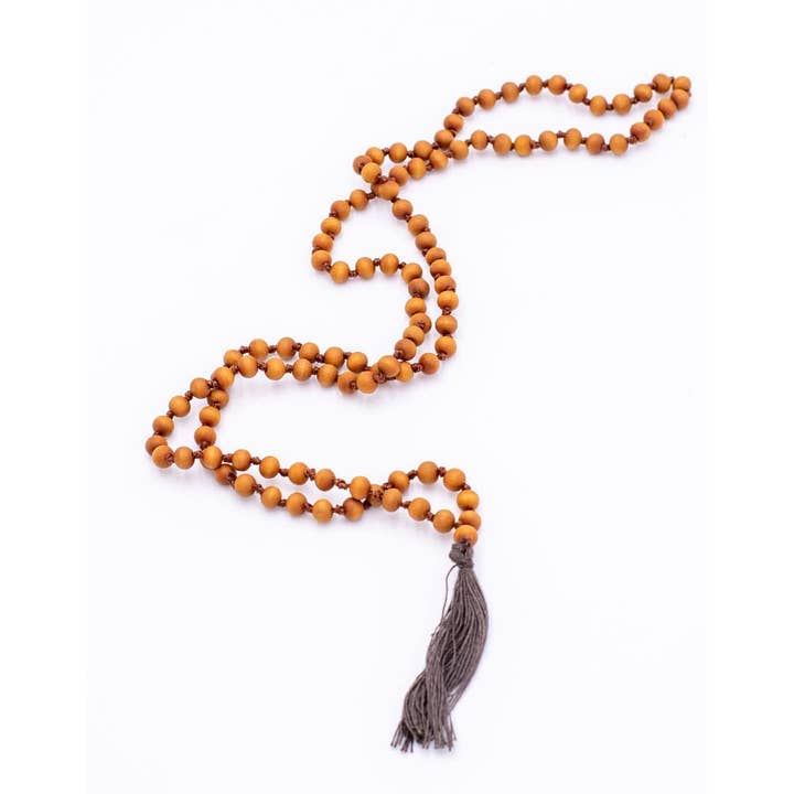 Kimago Look - Wholesale Prayer Beads Necklace - SMA0003 - Mala Tibetan Sandal1