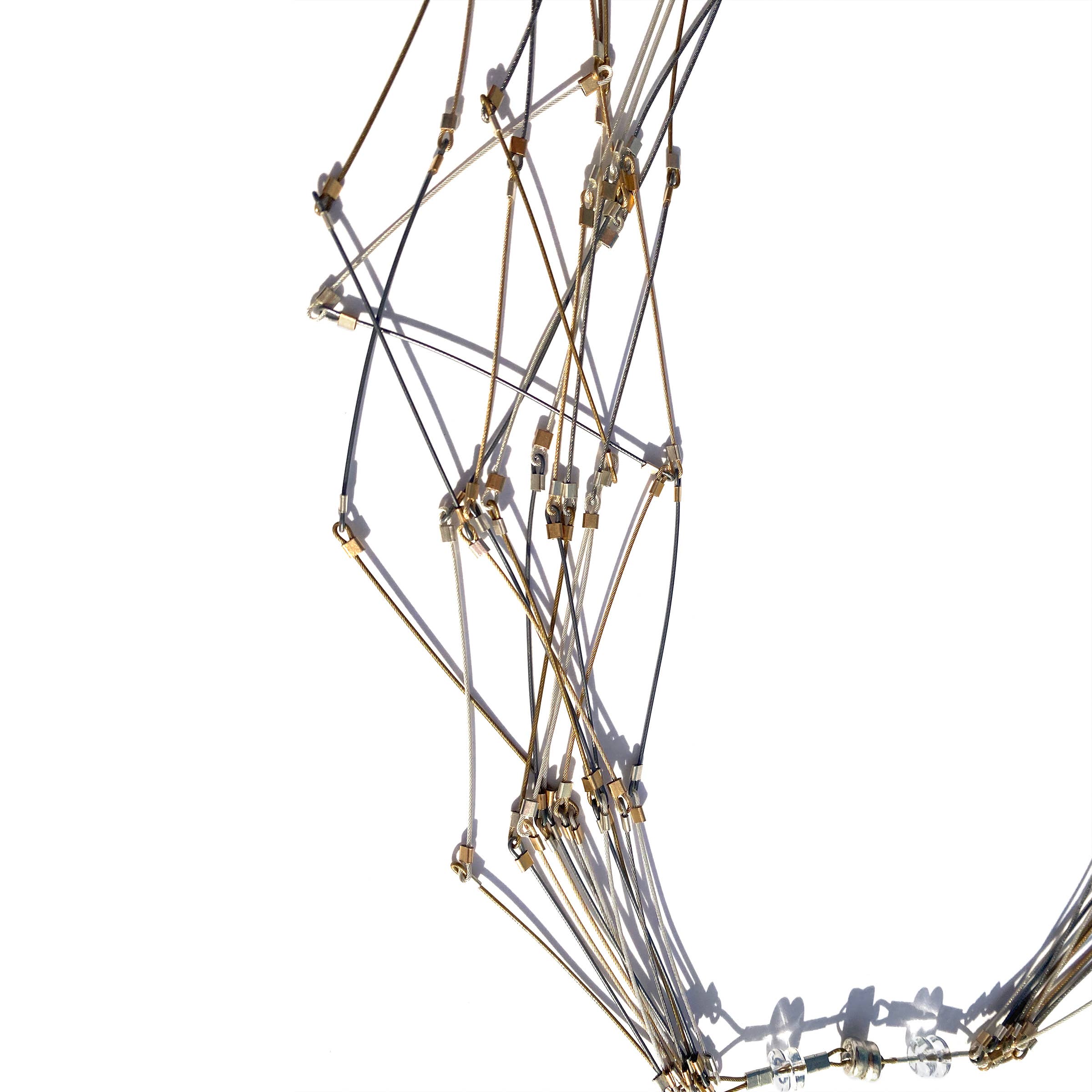 Meghan Patrice Riley – Colar de elos e correntes por atacado – Colar Segmentos de Linha 18" (Curto)11