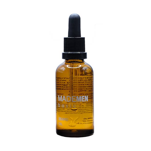Aceite para barba Mademen 50 ml con aceite de jojoba, moringa y aguacate para venta al por mayor de Mademen eK