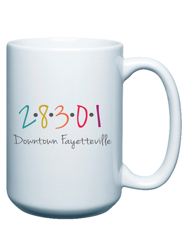 Familiar Goods - Wholesale Coffee Mug - Zip Code Dots - 15oz1