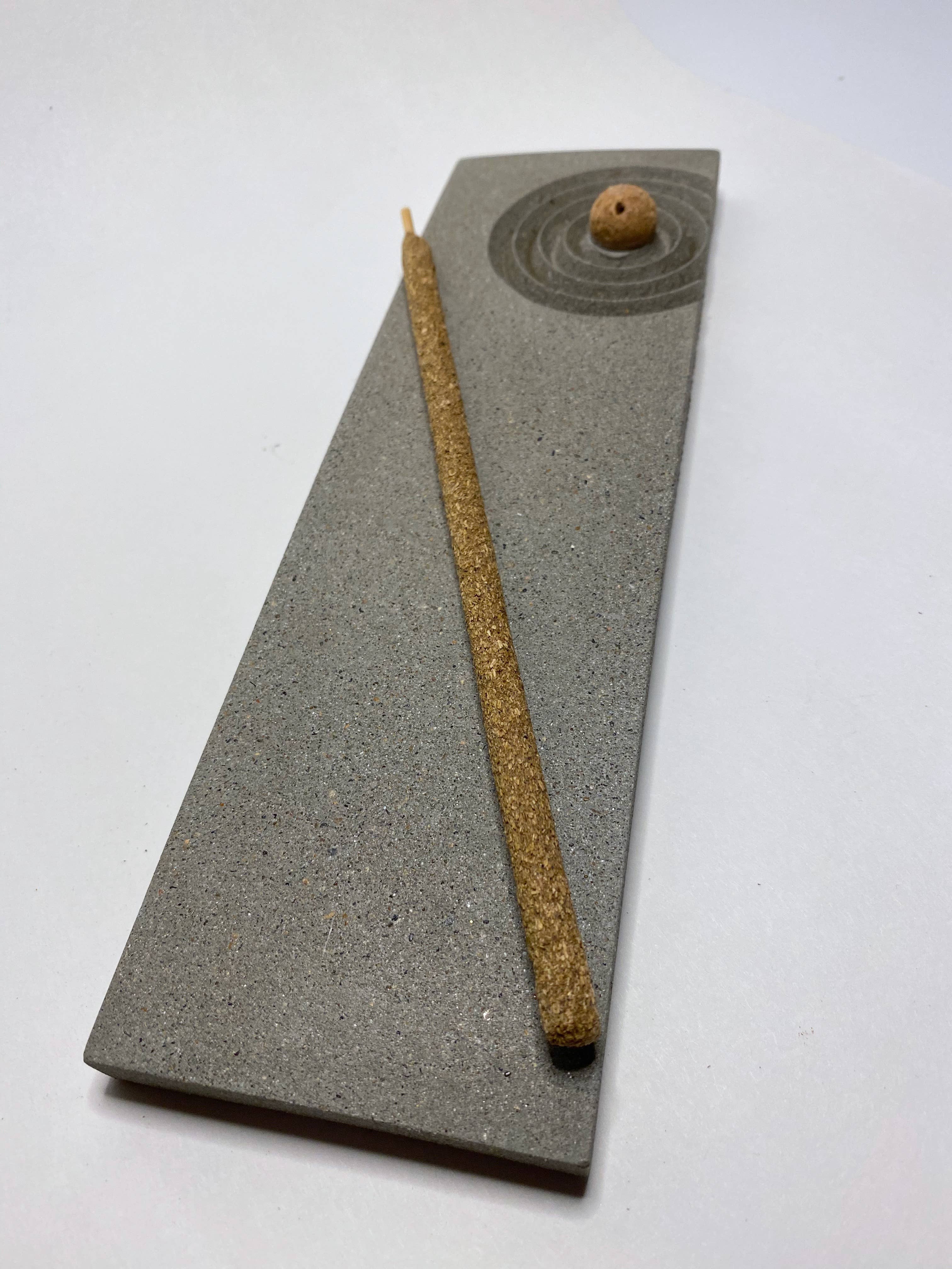 NATURAL BY HAGELSIEB - Wholesale Incense Holder - LONG CONCRETE INCENSE BURNER3