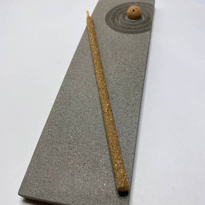 NATURAL BY HAGELSIEB - Wholesale Incense Holder - LONG CONCRETE INCENSE BURNER3