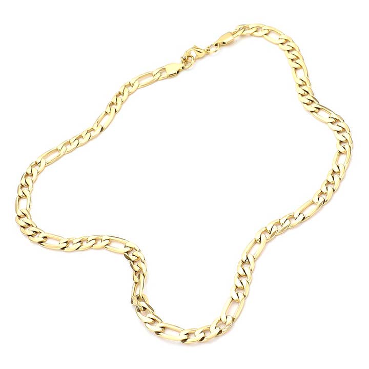 Collana a catena in acciaio inossidabile oro per la vendita all'ingrosso da parte di NY Jewelry House