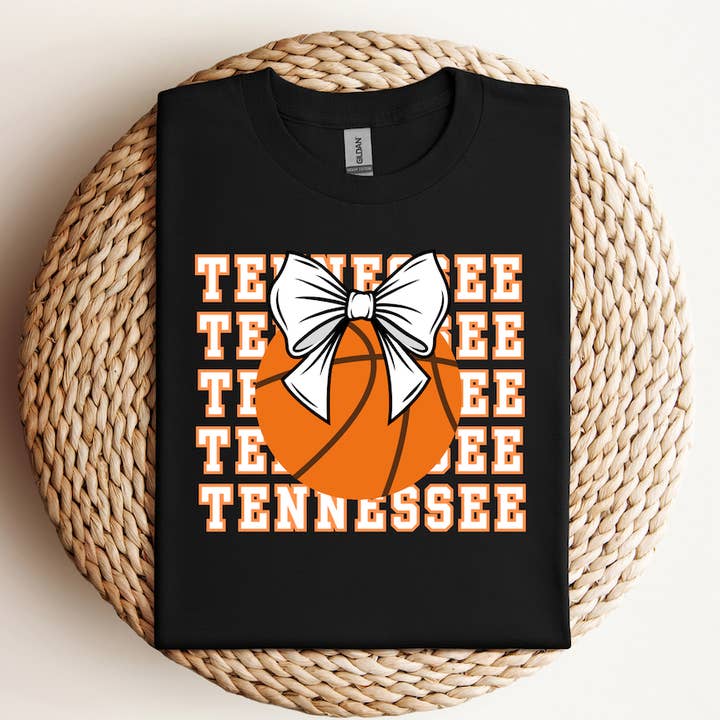 Preppy Tennessee Basketball T-shirt for wholesale by Bella Marie Apparel & Co