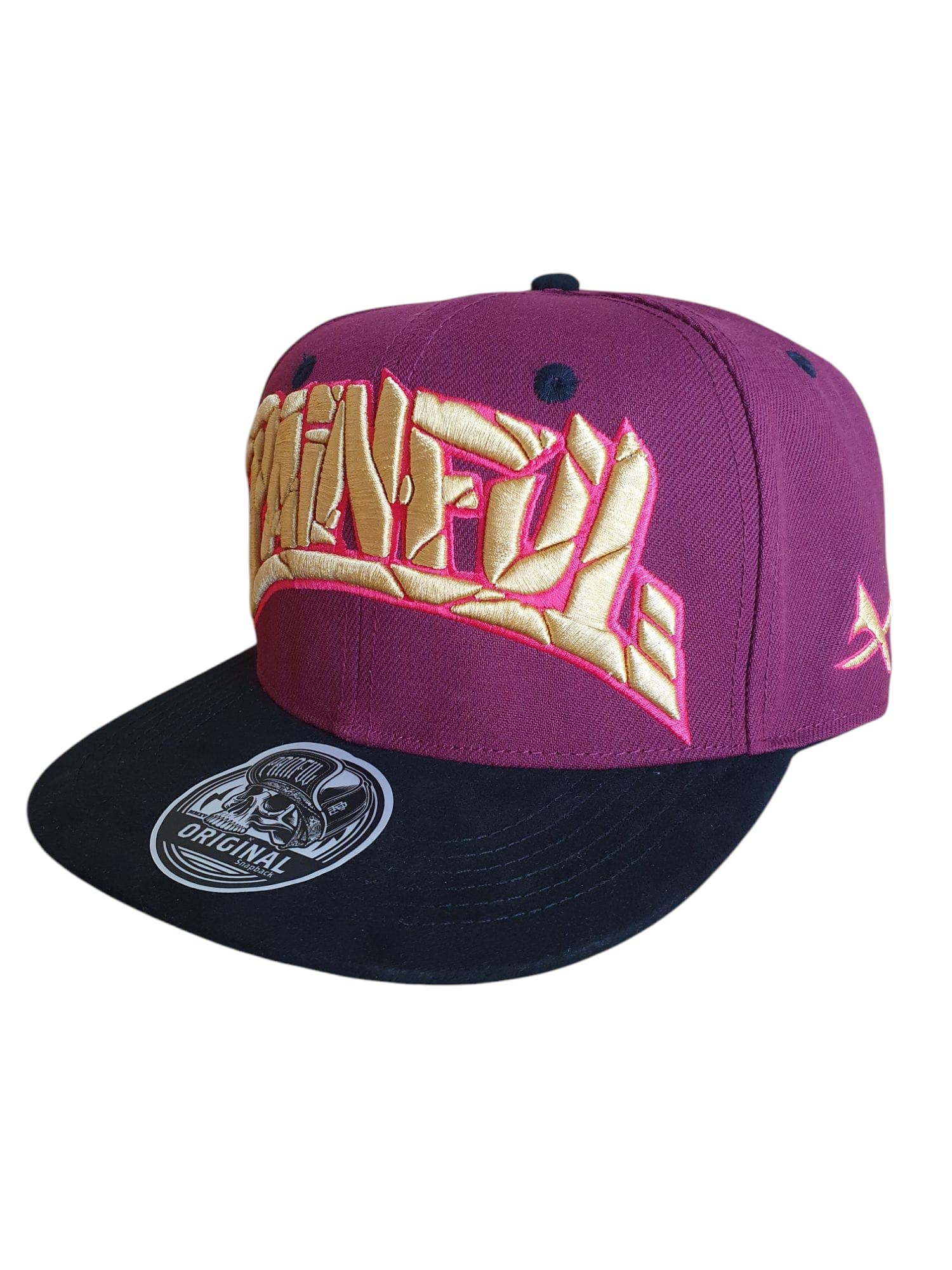 Painful Clothing - Wholesale Flatcap - Heren - Snapback pet Painful FLAMINGO met 3D-logo en kleurrijke print onder klep3