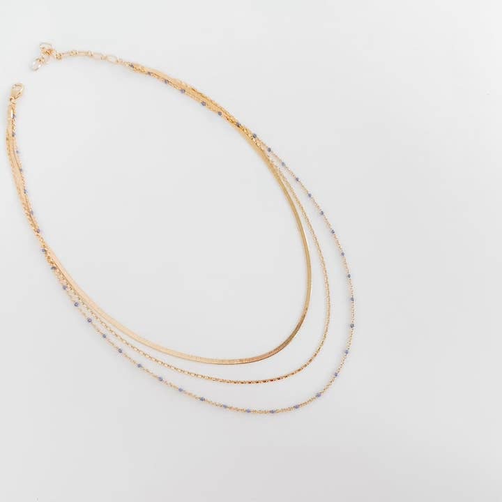 Pretty Simple - Wholesale Beaded/Pearl Necklace - Kendall Multi Layer Necklace
