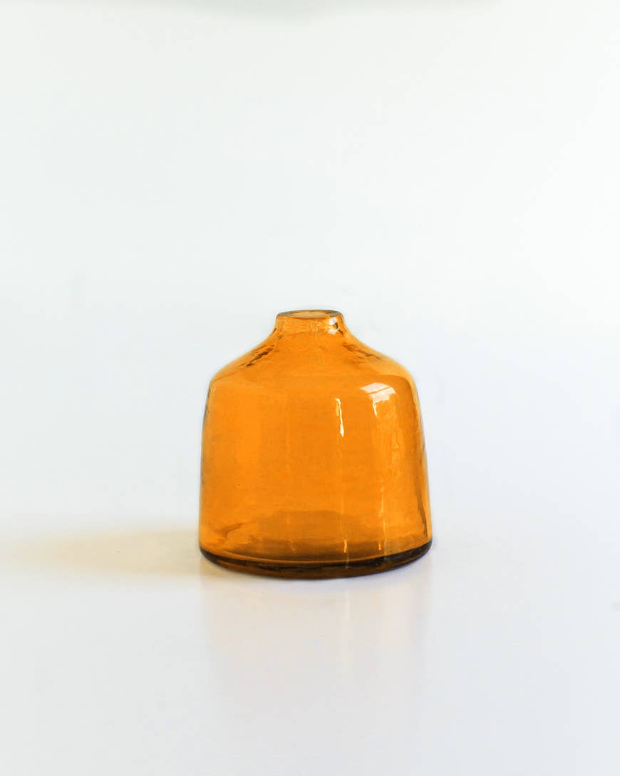 Creative Women - Vente Vases - Vase à bouton en verre soufflé martelé Bella4