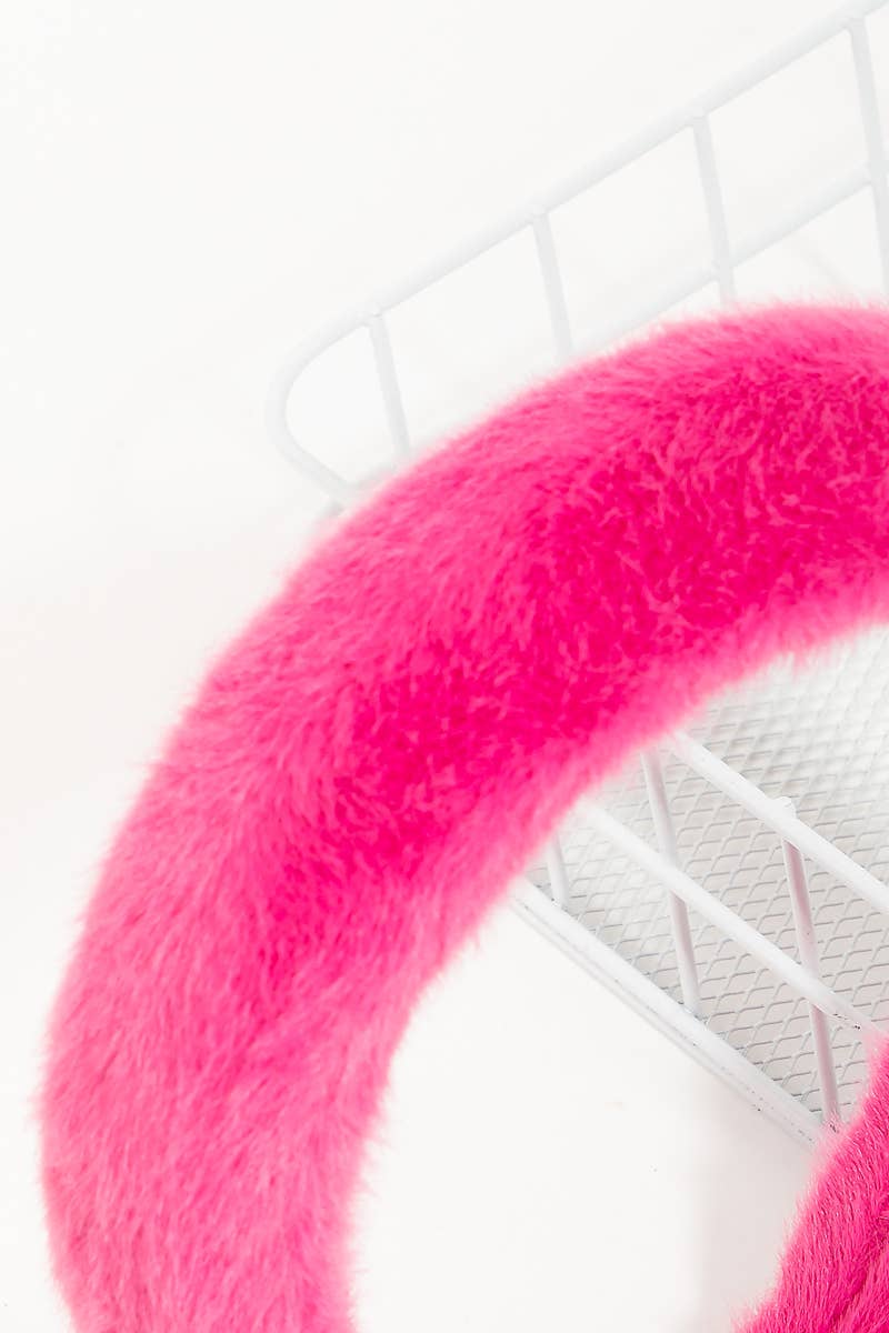 MULTI Three Piece Fur Headband for wholesale on Faire2