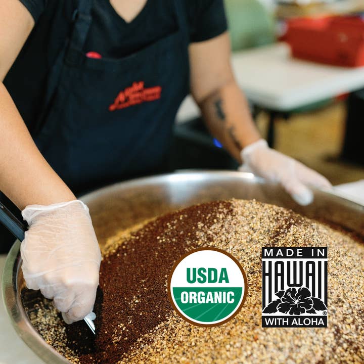 Aloha Spice Company - Wholesale Dried Spice Mix - Tutu's Organic All Purpose Seasoning 2.11 oz Stand Up Pouch2