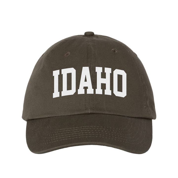 Lucky Luna Apparel - Wholesale Baseball Cap - Unisex - Block Idaho Embroidered Dad Hat9