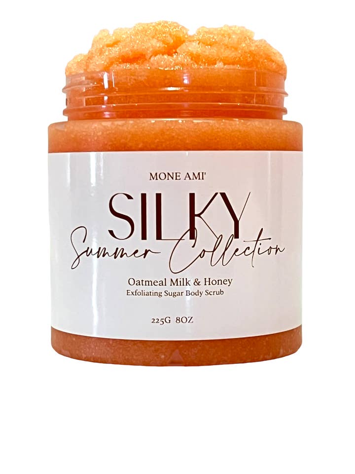 Oatmeal Milk & Honey Summer Sugar Scrub for wholesale by Mone Ami'