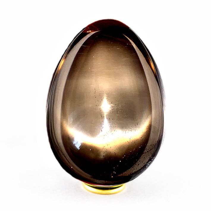 Yoni Crystals - Wholesale Spiritual Stone/Crystal - Smokey Quartz Yoni Egg0