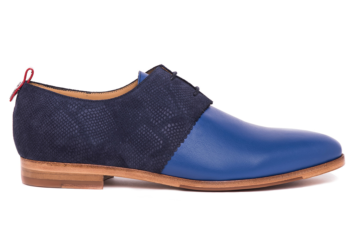 THE BARON’S CAGE - Wholesale Oxford Shoes - Men's - Blue Snake Shoes: Mr Romeo0