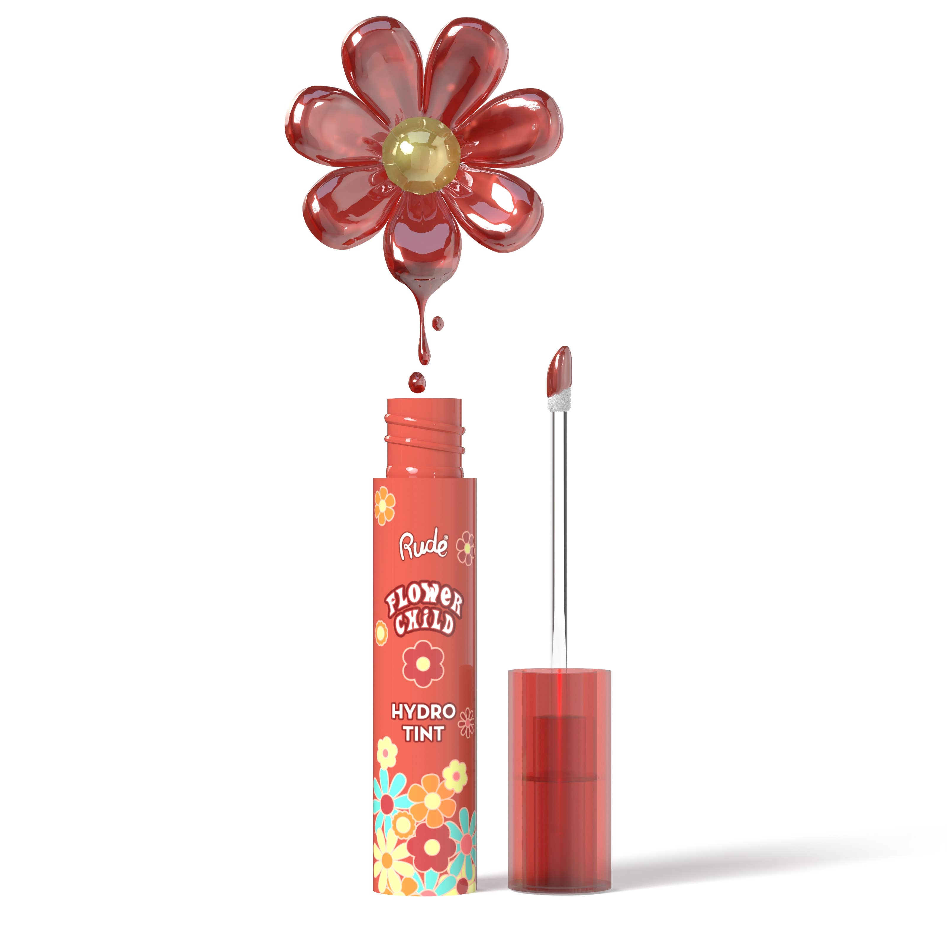Rude Cosmetics - Wholesale Lip Stain/Dye/Tint - Flower Child Hydro Tint14