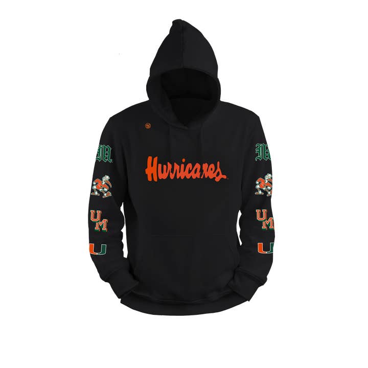 Miami Hurricanes Men's Era Hoodie for wholesale by Dyme Lyfe