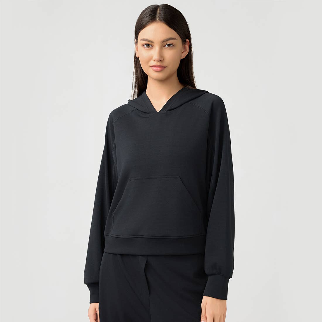 Sodalemon – wholesale Hoodie – Women's – Women Fitness Outdoor Loose With Pocket Casual Sport Hoodie0