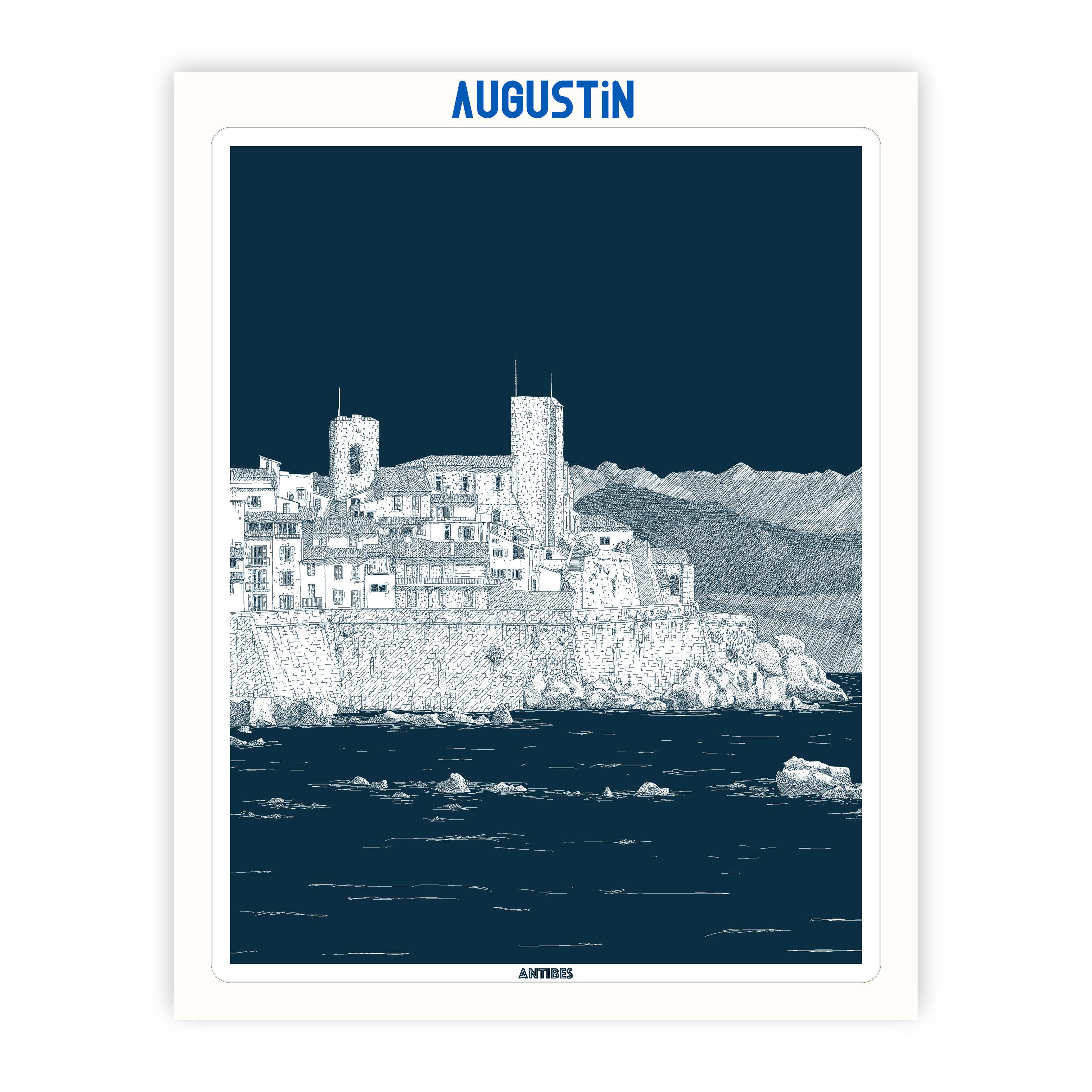 Augustin - Vendita all'ingrosso Poster - Antibes - manifesto1
