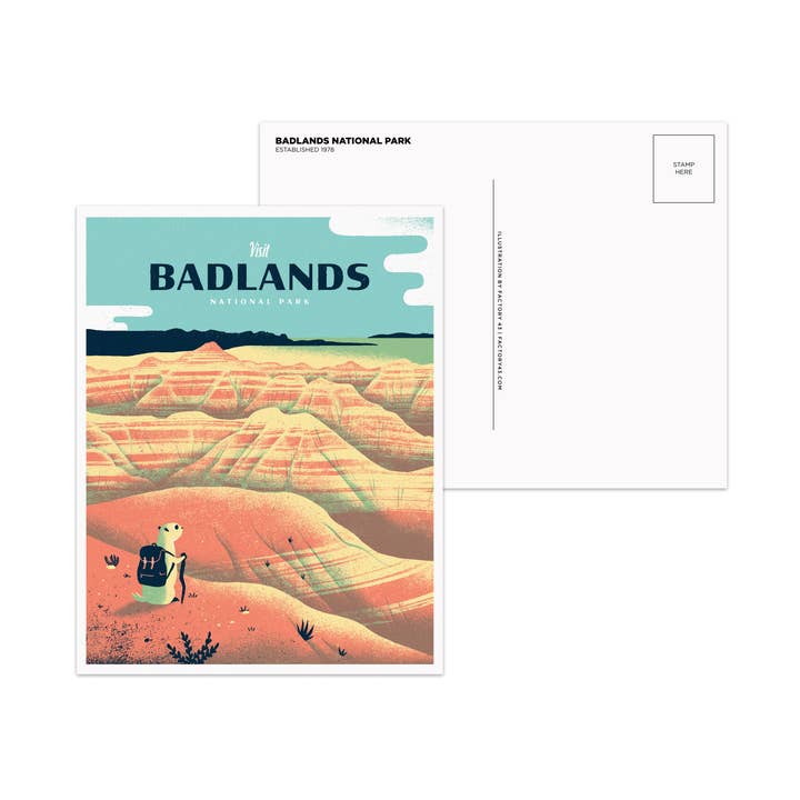 Badlands National Park Postcard for wholesale by Factory 43