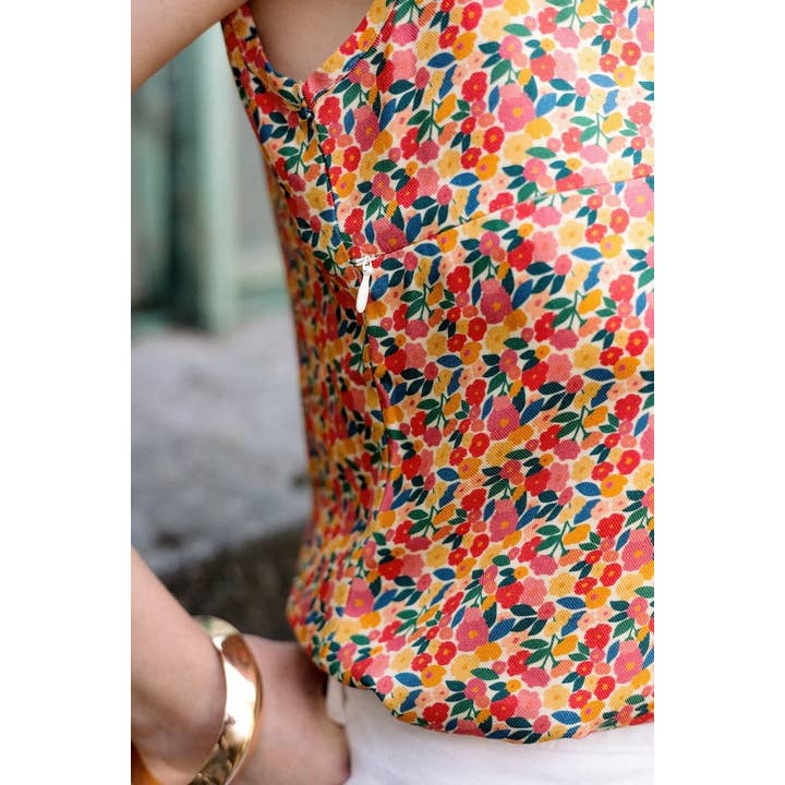 Fleurs Flowers Joy knotted strap nursing top for wholesale on Faire3