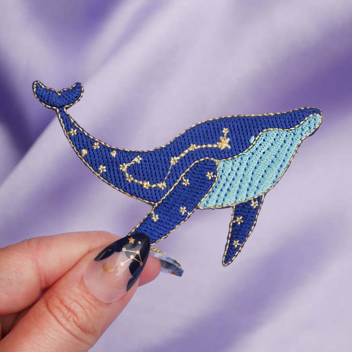 MALICIEUSE - Wholesale Patch - Iron-On Whale Patch0