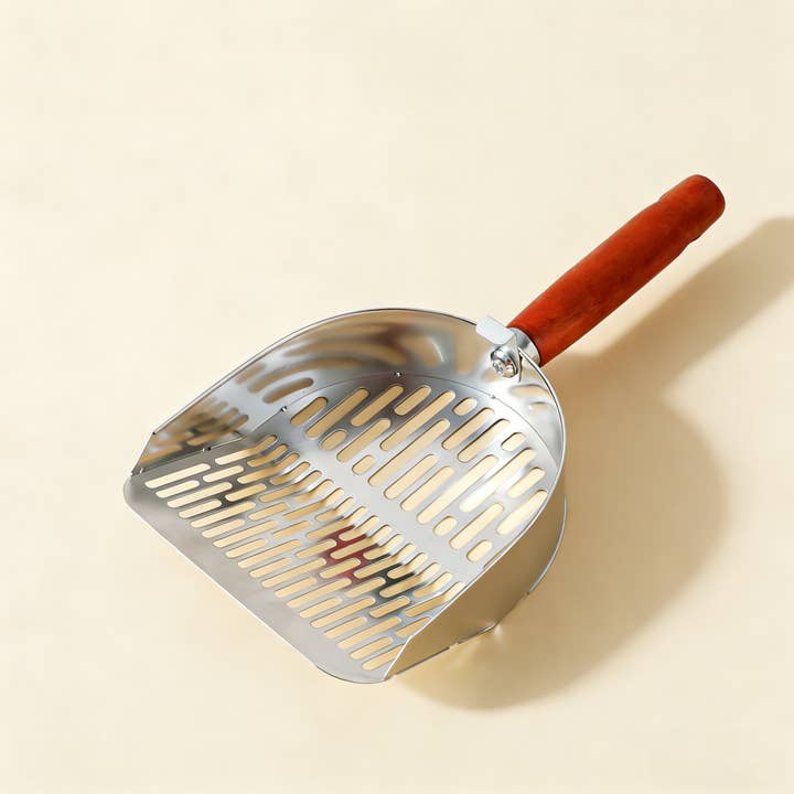 Heavy Duty Stainless Steel Cat Litter Shovel_CWMM11989 for wholesale by PAWPAWwholesale