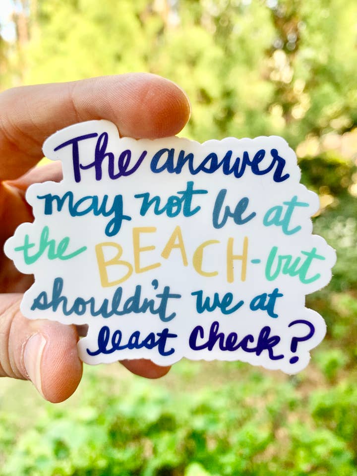 Beach Bum {autocollant} pour la vente par Uncle Dunc's Sticker Shoppe