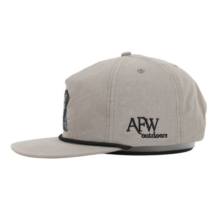 American Flyway Waterfowl - Wholesale Baseball cap – Kids - Youth Black Lab RipStop Hat3