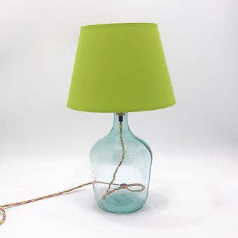 Jarapa - Wholesale Accent/Desk Lamp - Garrafa Recycled Glass Demijohn Lamp 36cm14