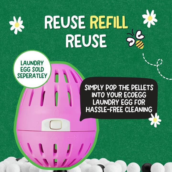 Ecoegg – wholesale Laundry detergent powder/pods – ecoegg Laundry Egg Refill Pellets - British Blooms 70s2
