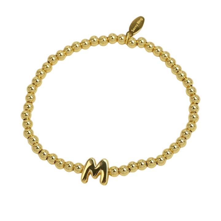Savvy Bling - Wholesale Beaded Bracelet - Initial Bubble Bracelet13
