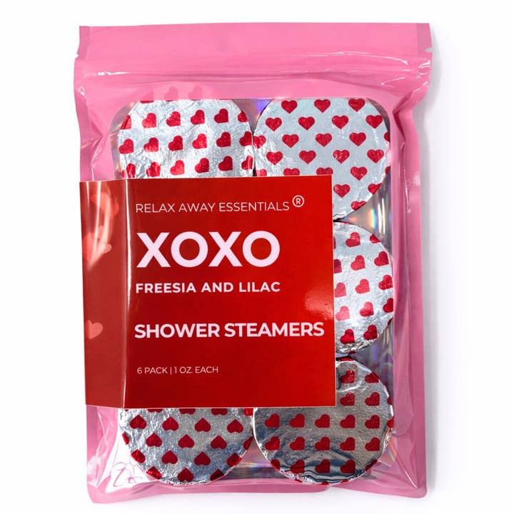 XOXO Shower Steamers 6 Pack - Made in USA for wholesale by Relax Away Essentials