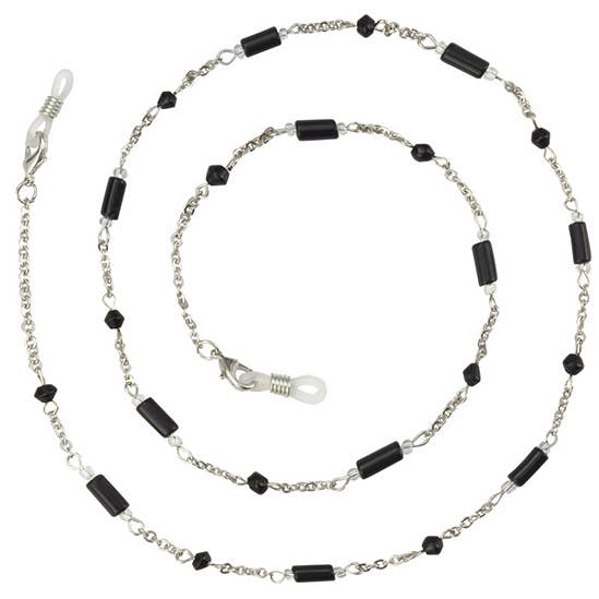 Onyx Eyeglass Chain for wholesale by I Heart Eyewear