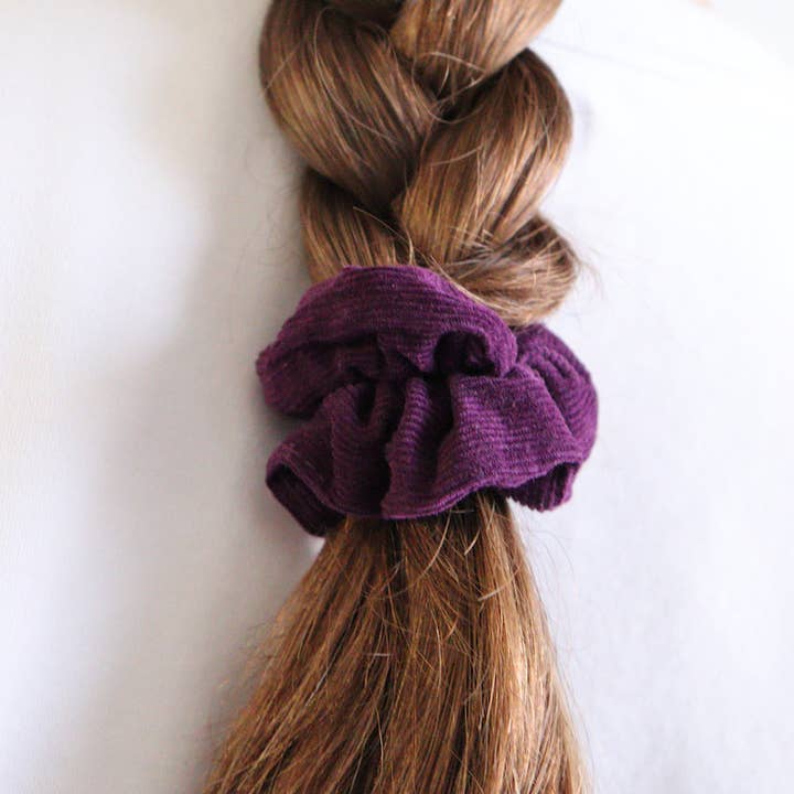 Maho - Wholesale Hair Tie - Gaby purple velvet1