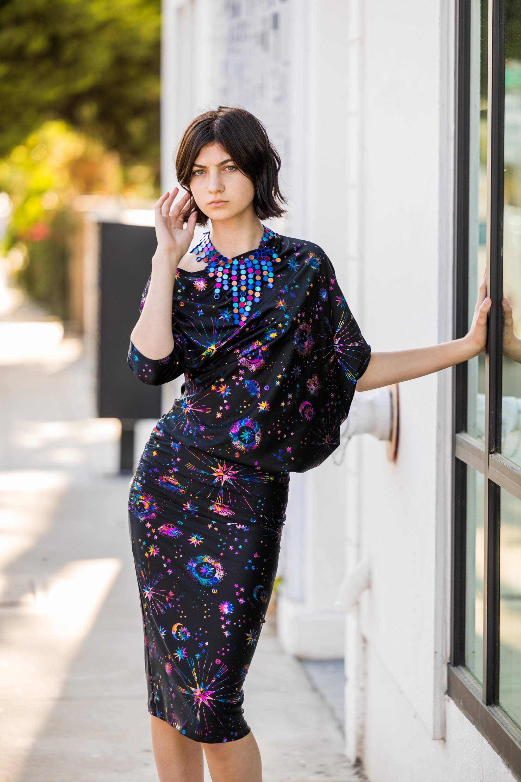 Jennafer Grace – Vestido - Mulher por atacado – Vestido Angel Celestia Rainbow2