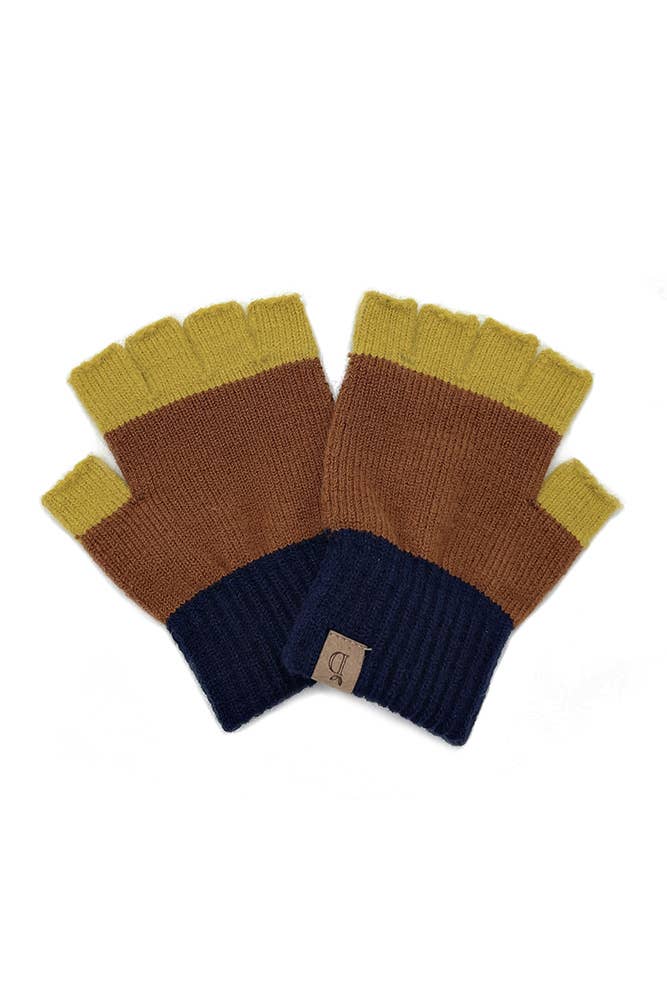Hana - Wholesale Handschoenen - Dames - Kleurige winter wanten zonder vingers1
