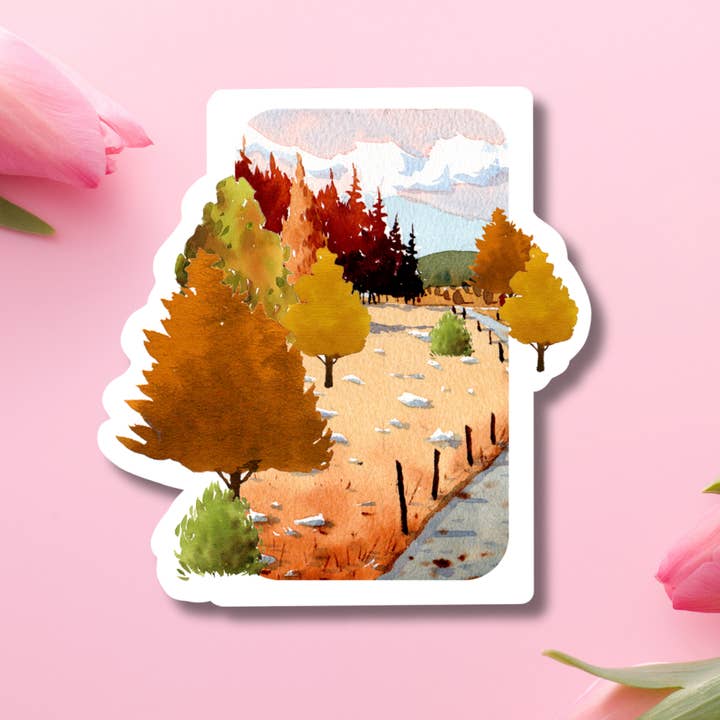 Herbstpfad Vinylaufkleber für den Großhandel von Hikaru Tara Art Arst & Craft Gift Shop