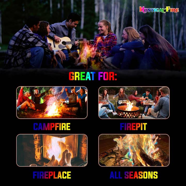Innovarix - Wholesale Fire Pit - Mystical Fire Color Changing Packets - 12 Packs5