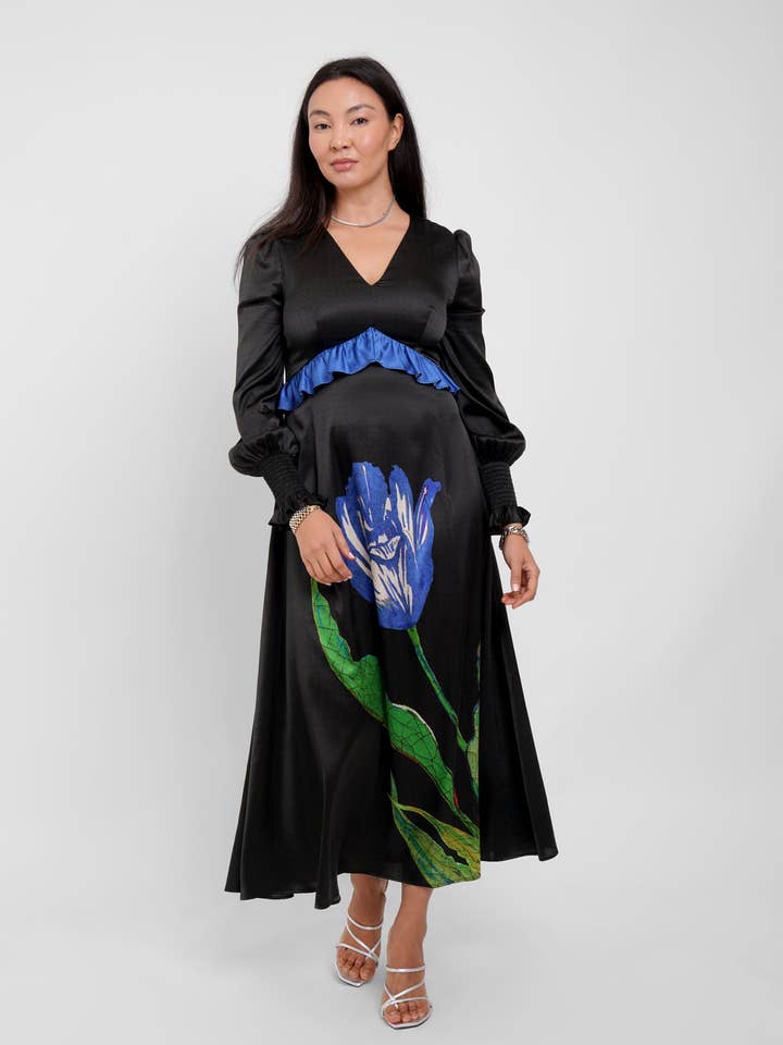 Abito Midi a Camicia / "Il Fiore del Fusto" per la vendita all'ingrosso da parte di Jessica Russell Flint