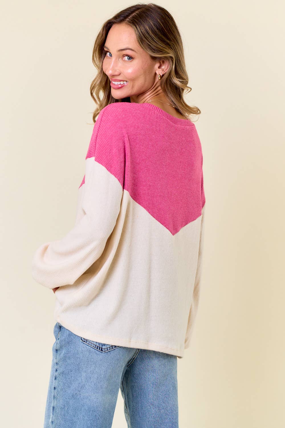 lovely melody – wholesale Stickad topp - Dam – LMT4635-Moment Of Your Life Långärmad topp8