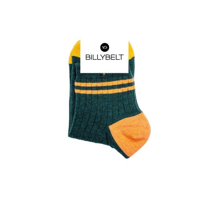 BILLYBELT - Wholesale Socks - Men's - Mid-high combed cotton socks - Green