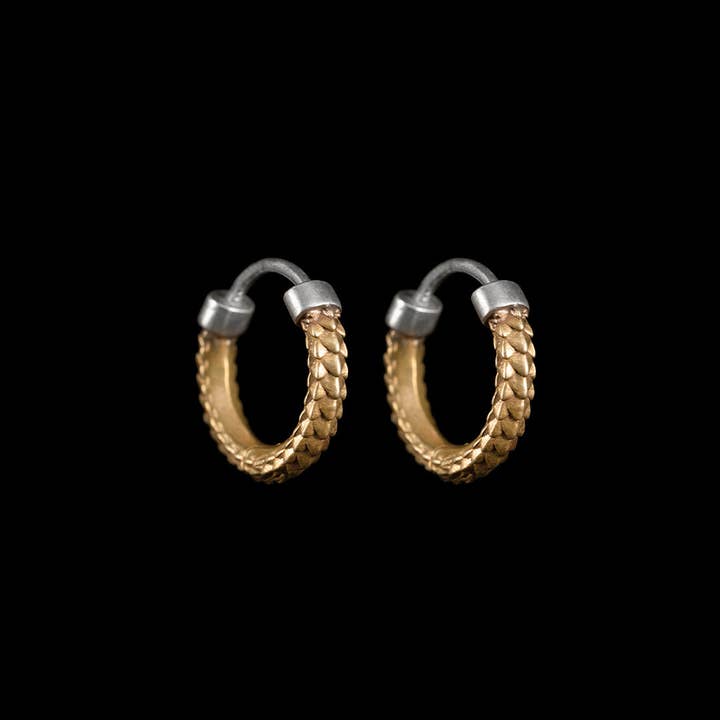 Coppertist.wu - Wholesale Hoop Earrings - Snake Skin Earrings13