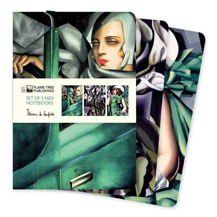 Simon & Schuster - Wholesale Book - Adult - Tamara de Lempicka Set of 3 Midi Notebooks by